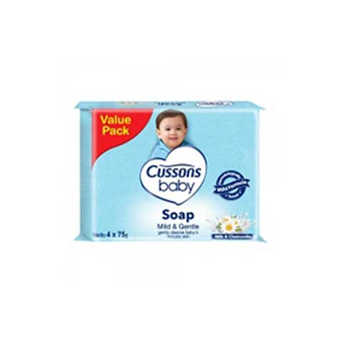 CUSSON BABY SOAP MILD&GENT 4X75GR